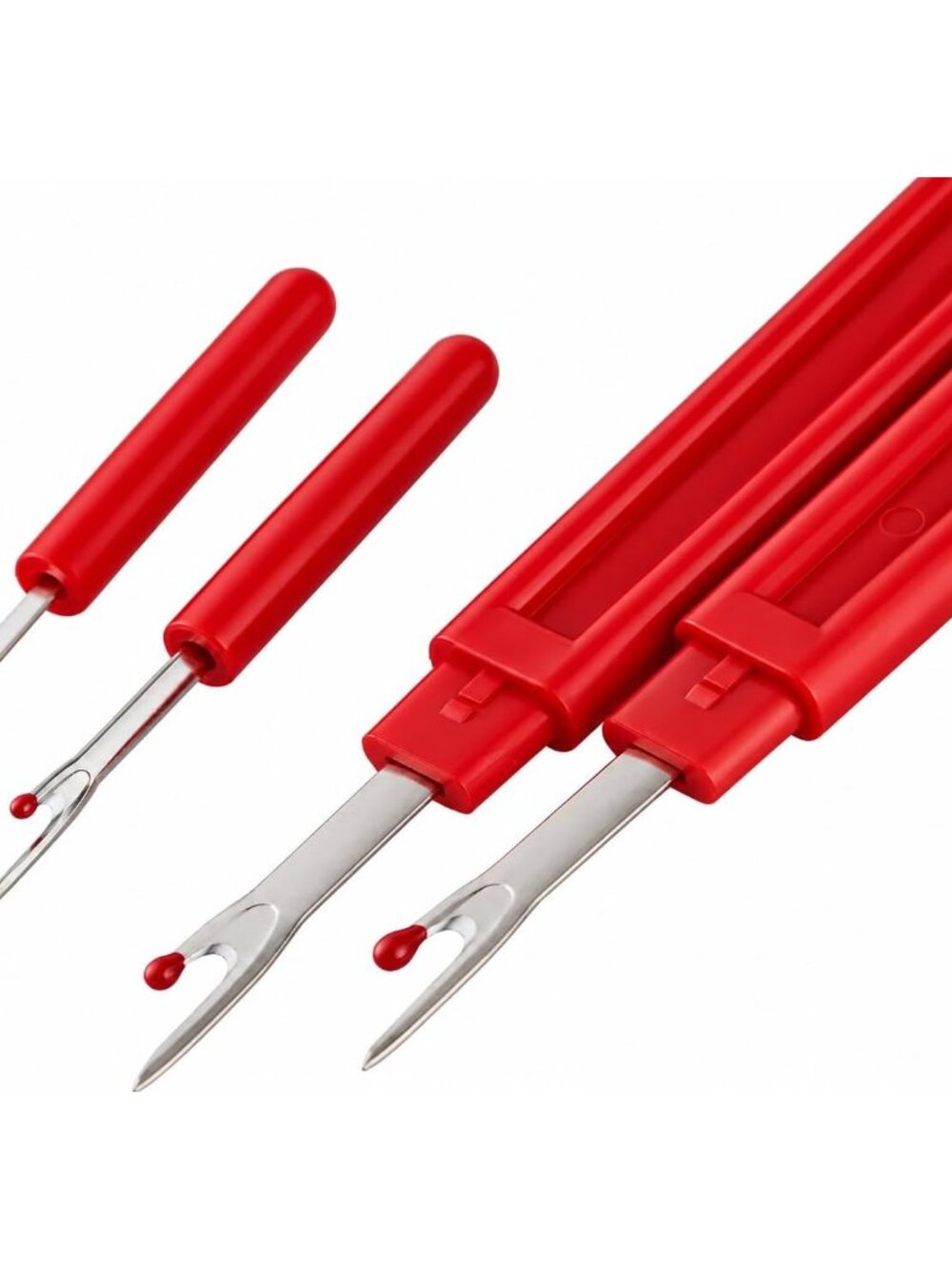 Sewing Seam Ripper Tool,Stitch Remover and Thread Cutter with 2Big+2Small Seam R - Picture 3 of 6